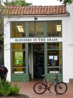 Blenders in the Grass, State Street, Santa Barbara, California. Commercial obscurantism