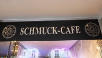 Schmuck-Cafe, Bern, Switzerland. Where you can relax after shopping at the Jerk Store