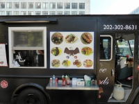 Food truck and item, Street Food Vendor sign art, National Mall, Washington D.C.