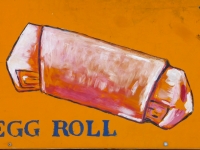 Egg roll, Street Food Vendor sign art, National Mall, Washington D.C.