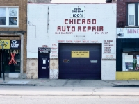 Next to Nineveh Auto Parts, Chicago Auto Repair, Clark Street near Granville-Roadside Art