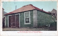Bottle House in Tonopah, Nevada, postcard