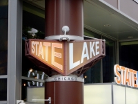 Nice signage, State and Lake