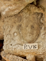 Eve face, Le Palais Idéal du Facteur Cheval, Hauterives, France