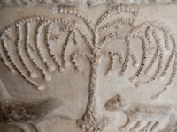 Interior tree and critters, Le Palais Idéal du Facteur Cheval, Hauterives, France