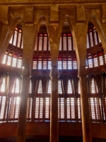 Pillars and windows, Antoni Gaudí's Palau Güell, Barcelona