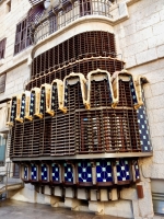 Mechanical shade system, Antoni Gaudí's Palau Güell, Barcelona