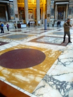 The Pantheon's amazing floor