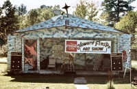 Stage at Howard Finster's Paradise Garden, circa 1990