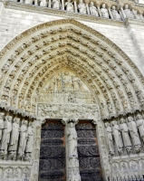 Entrance, Notre Dame, Paris, 2012