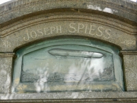 Blimp pioneer Joseph Spies, Pere Lachaise Cemetery, Paris