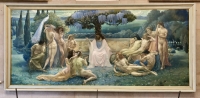 The School of Plato, Jean Delville, 1898, at the Musee d'Orsay