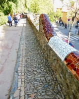Park Güell wall, Barcelona