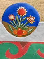 Wall detail, St. Eom's Pasaquan, 2016