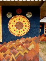 Detail, St. Eom's Pasaquan, 2016