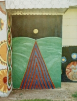 Detail, St. Eom's Pasaquan, circa 1990