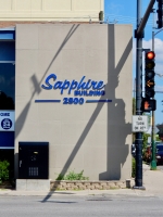 The Sapphire Building, soon to be razed. 2800 W. Peterson