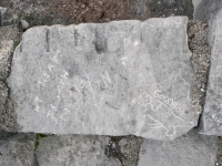 My heart is with the sea, on Goodboy rock. Chicago lakefront stone carvings, Promontory Point. 2025