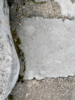 Neal. Chicago lakefront stone carvings, Promontory Point. 2025