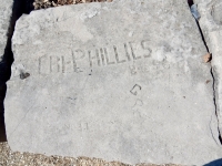 8-15-1946, Chi-Phillies. The Cubs played the Phillies on August 20th and 21st that year. Chicago lakefront stone carvings, Promontory Point area. 2018