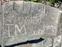 Im Glad You're Here. Level 5. Chicago lakefront stone carvings, Promontory Point. 2023