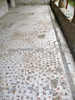 Villa of the Mysteries mosaic floor