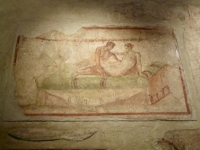 Scenes from the brothel, Pompeii