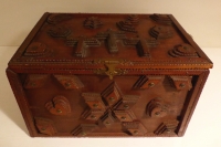 Tramp Art box, found in Salina, Kansas