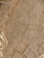 Triangle anthropomorph, the Puako petroglyphs