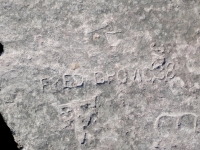 Fred Grovic 38, JA, L, EP, Cale. Fred graduated from Lindblom High School in January 1938. Lindblom is in the West Englewood neighborhood. Chicago lakefront stone carvings, south of La Rabida Hospital. 2025