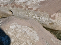 TSJ. Chicago Lakefront stone carvings, south of La Rabida Hospital. 2025