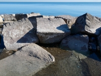 Bob Dorner (Eitel), 6/25/33. Eitel is German for vain. Chicago Lakefront stone carvings, south of La Rabida Hospital. 2025