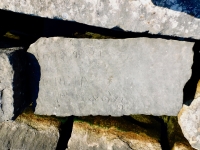 John + Marcia, Maia 66, C, BG + AG 75, others. Chicago lakefront stone carvings, Rainbow Beach jetty. 2022