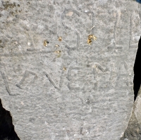 I Stil(l) Love Ma. Chicago lakefront stone carvings, Rainbow Beach jetty. 2022