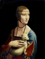 The pride of the  Czartoryski Museum, Leonardo's Lady With An Ermine