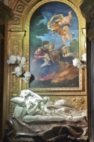 Bernini's ecstasy of Ludovica Albertoni at San Francesco a Ripa church in Trastevere