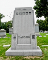 Rosehill grave marker: David (1888-1969) and Evelyn (1887–1917) Hanson