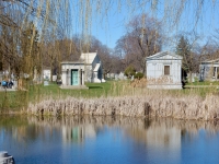 Rosehill pond and  mausoleum: Darius Miller, 1859-1914