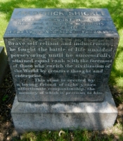 Rosehill tombstone: Frederick Shickle, 1832-1888