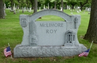 Rosehill tombstone: J. Fredrick McLimore, 1925-2006