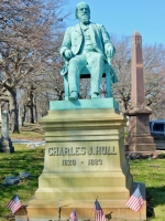 Rosehill tomb: Charles J. Hall (1820-1899)