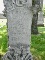 Rosehill grave site: George W. (1829-1885) and Elizabeth (1839-1904) Bohanon