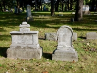 Rosehill gravestones: The three stacked stones