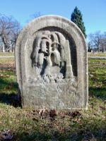 Rosehill gravestone: Weeping willow carving