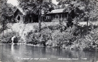 Shrine of the Pines, Baldwin, Michigan, postcard