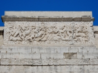 Circa first century triumphal arch in Orange.