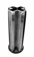 Stanley Szwarc stainless steel vase, early 1990s, 3x3x7.75