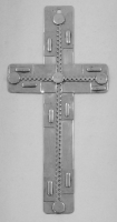 Stanley Szwarc visionary stainless steel cross, 6/26/1999, 3.5x7.5 P1010979.jpg