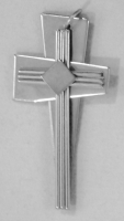 Stanley Szwarc visionary stainless steel cross, 1990s, 1.25x2.5 P1020249.jpg