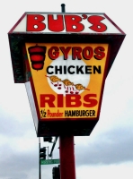 Bub's Gyros, Irving Park Avenue and Menard